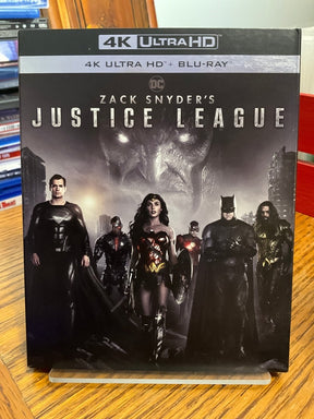 Justice League 4K UHD 4- DISC SET W/SLIP USED