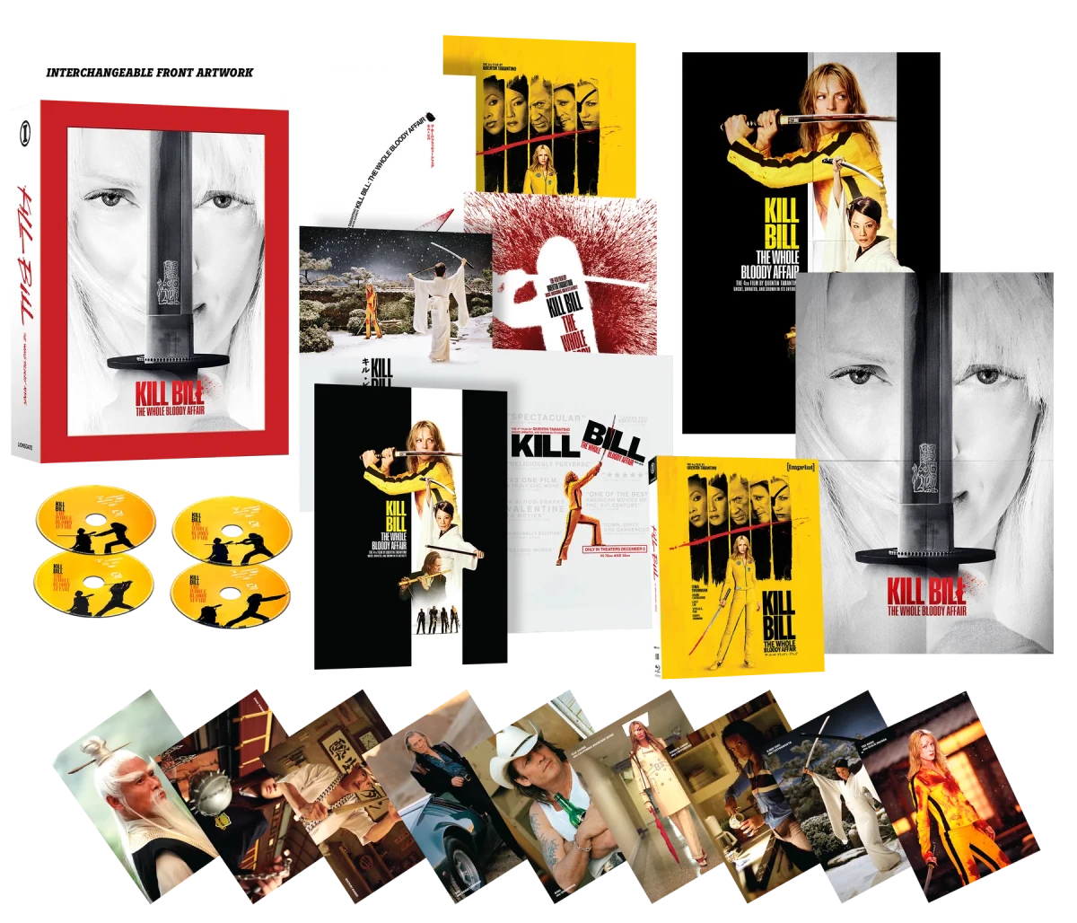 Kill Bill: The Whole Bloody Affair (4K UHD, Imprint Limited Edition Large Hardbox, Region Free)