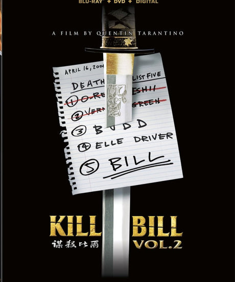 Kill Bill Vol. 2 w/SLIP - New Blu - Ray