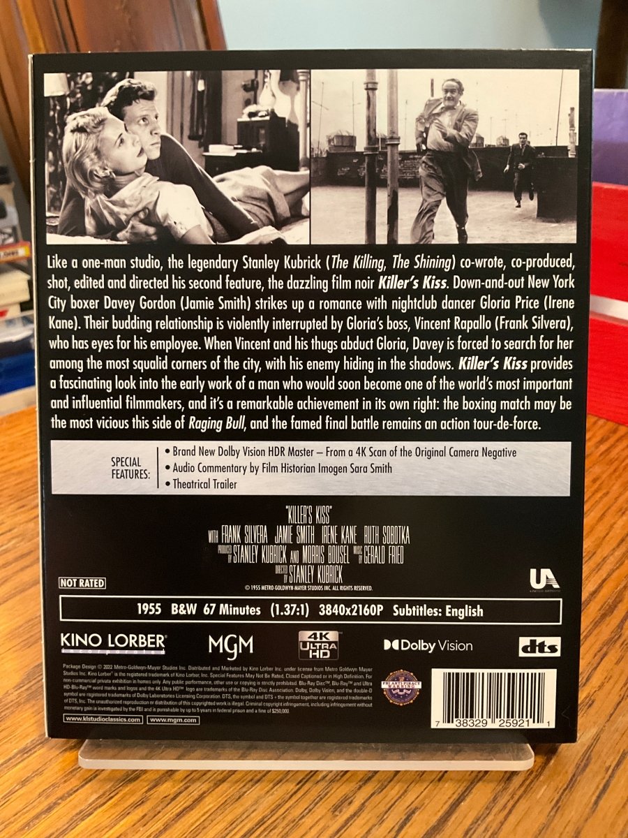 Killer's Kiss 4K UHD w/SLIP USED - Used 4K UHD