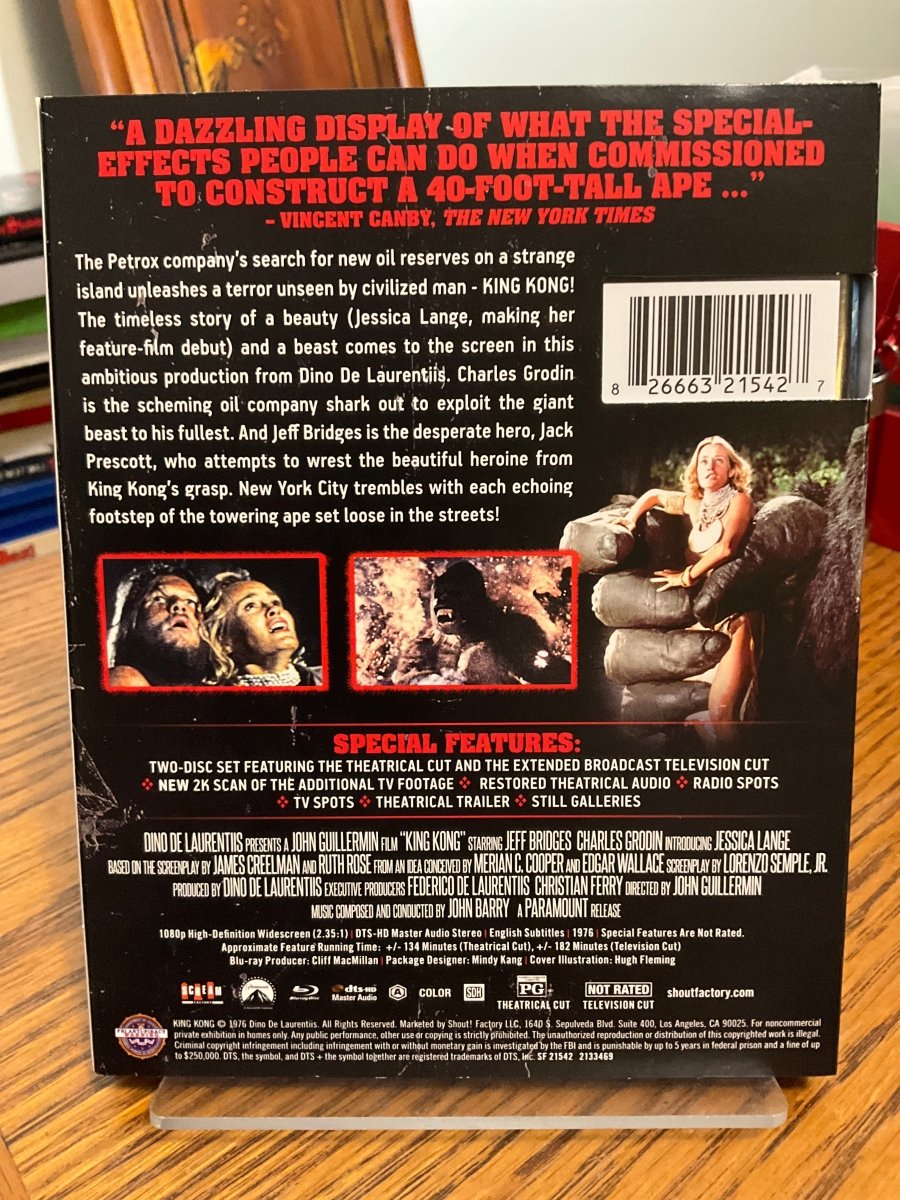 King Kong (1976, Collector's Edition) w/SLIP USED