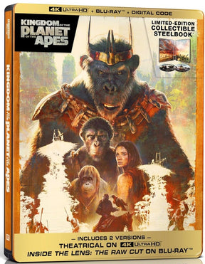 Kingdom of the Planet of the Apes (4K UHD, Limited Edition Steelbook) - New 4K UHD