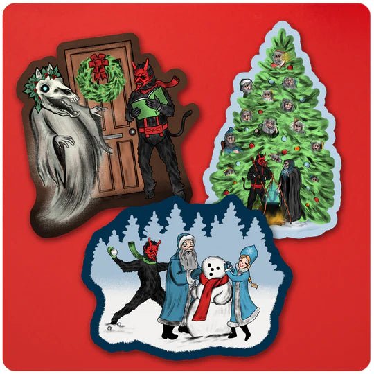 Krampus & Friends Series 2 Christmas Cutout Set of 3 - Posters/Stickers/Art