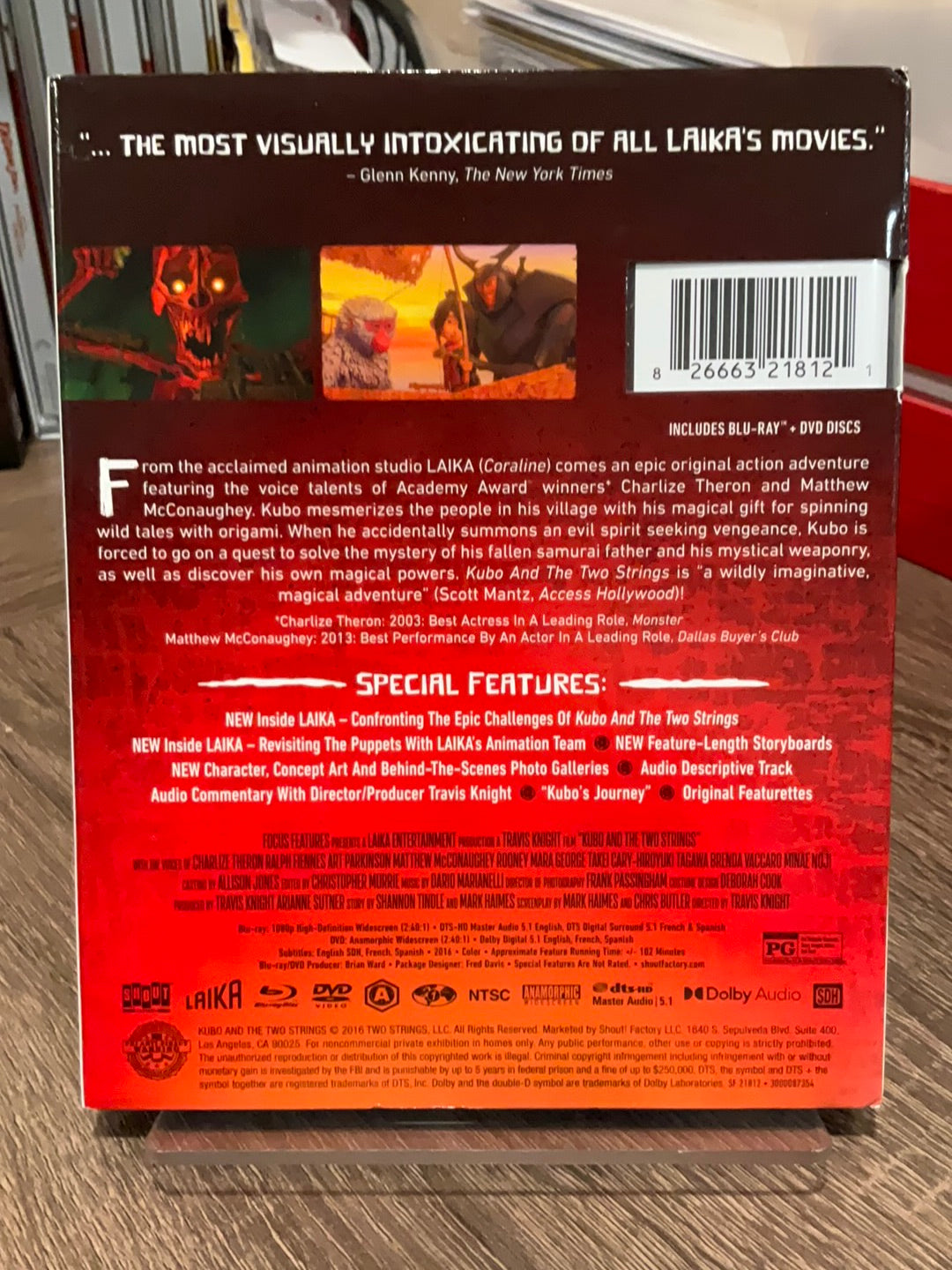 Kubo And The Two Strings w/SLIP USED