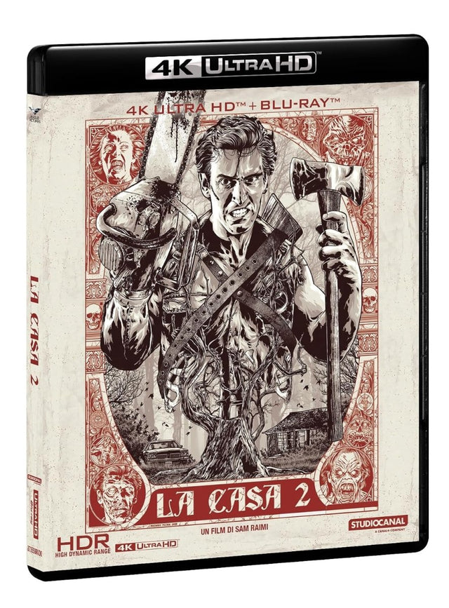 La Casa 2 aka Evil Dead II (4K UHD, Eagle Pictures Italy, Region Free/B)