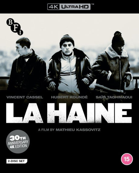 La Haine (BFI 4K UHD, Region Free/B) w/SLIP - New 4K UHD