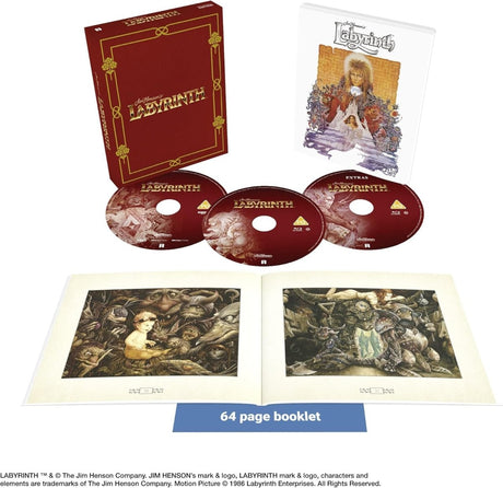 Labyrinth (4K UHD, UK Limited Collector's Edition Steelbook, Region Free/B) - New 4K UHD