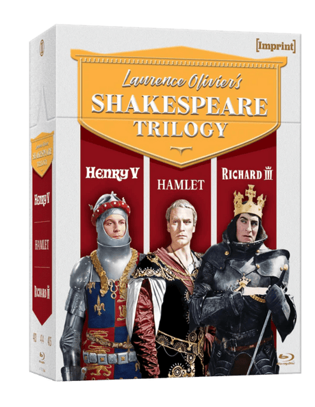 Laurence Olivier’s Shakespeare Trilogy (Limited Edition, Region Free) - New Blu - Ray