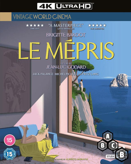 Le Mépris aka Contempt (4K UHD, Region Free/B) w/SLIP