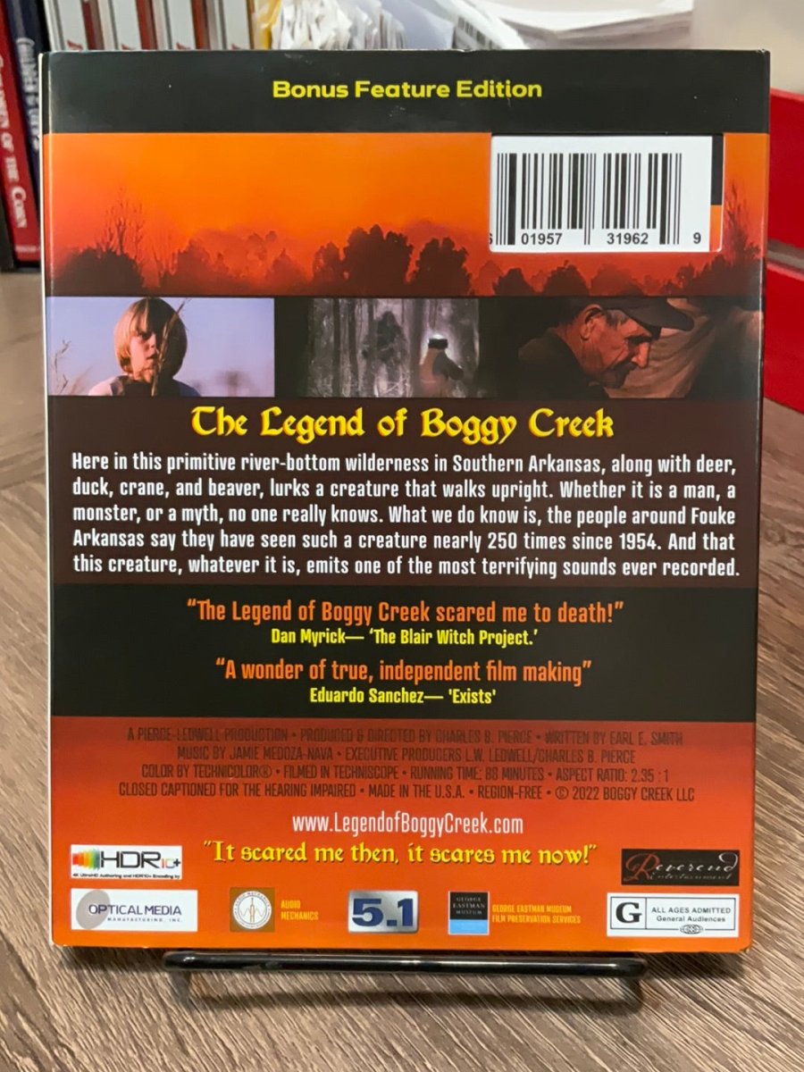 LEGEND OF BOGGY CREEK (4K UHD ALL REGION) W/SLIP USED