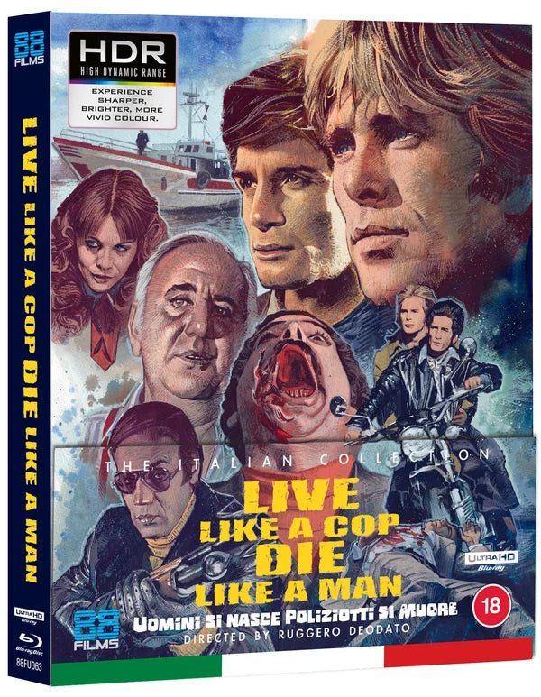 Live Like a Cop, Die Like a Man (4K UHD, 88 Films Limited Edition, Region Free/B)