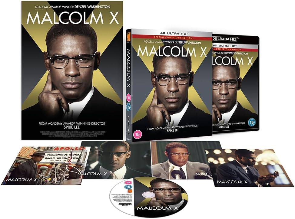 Malcolm X (UK 4K UHD, Region Free/B) w/SLIP - New 4K UHD