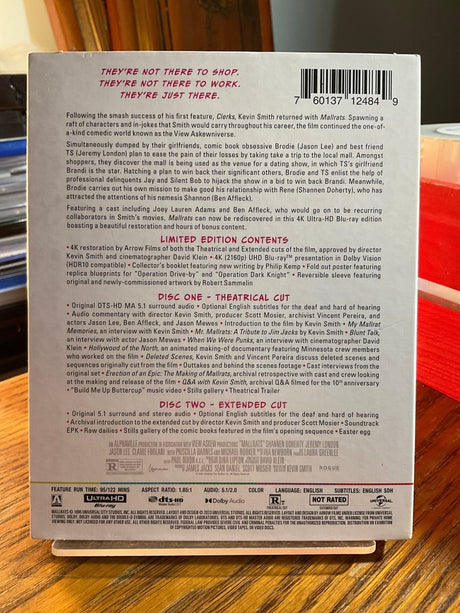 Mallrats (4K UHD, Limited Edition) w/SLIP USED