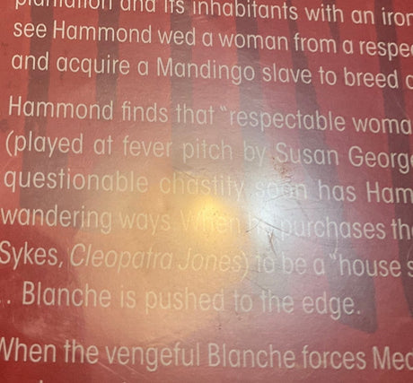 Mandingo USED *SEE NOTE*
