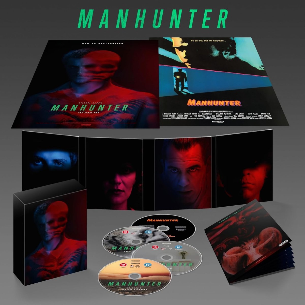Manhunter: The Final Cut (4K UHD, UK Collector's Edition, Region Free/B)