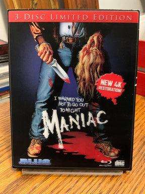 Maniac (1980) w/LENTICULAR SLIP USED