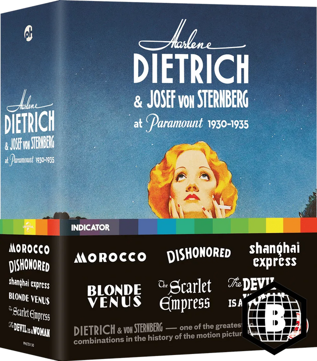 Marlene Dietrich & Josef Von Sternberg at Paramount 1930 - 1935 (Limited Edition, Region B) - New Blu - Ray