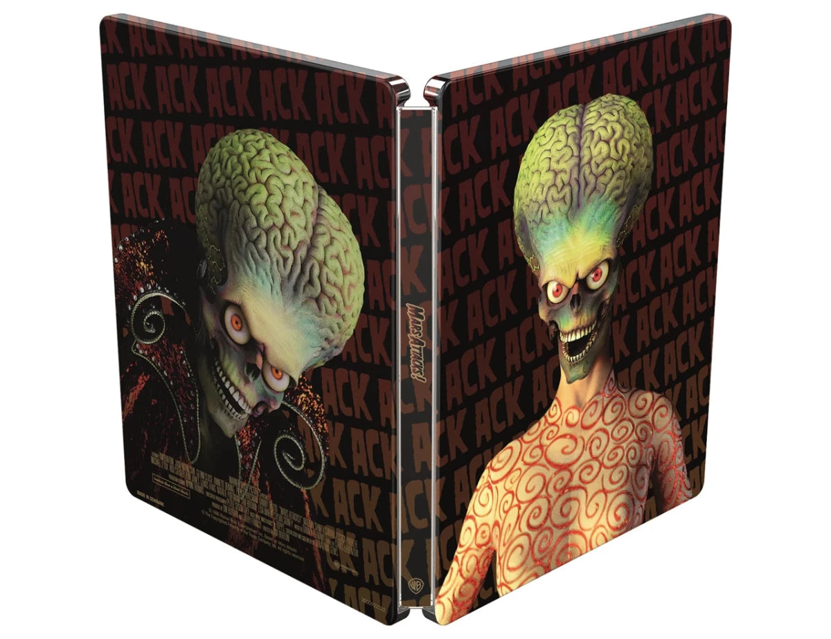 Mars Attacks (4K UHD, Limited Edition Steelbook, Region Free) *see note