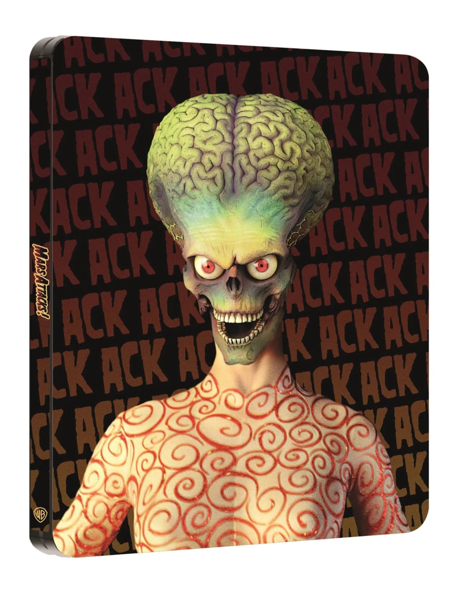 Mars Attacks (4K UHD, Limited Edition Steelbook, Region Free) *see note