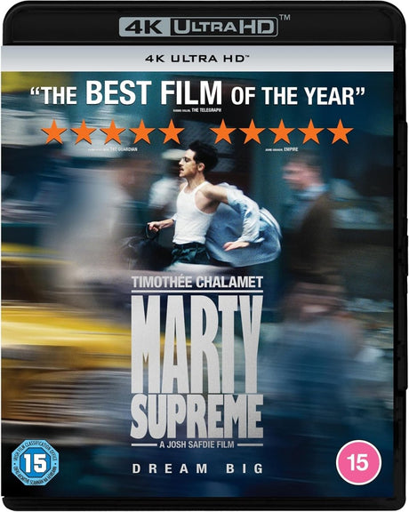 Marty Supreme (4K UHD, UK, Region Free) - New 4K UHD