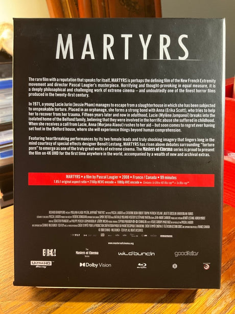 Martyrs (4K UHD, Limited Hardbound Edition, Region Free/B) USED