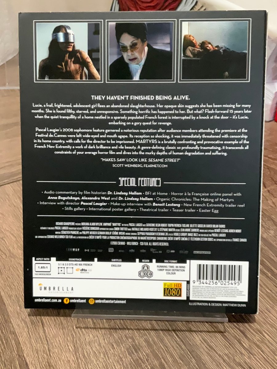 Martyrs (REGION FREE) W/SLIP USED