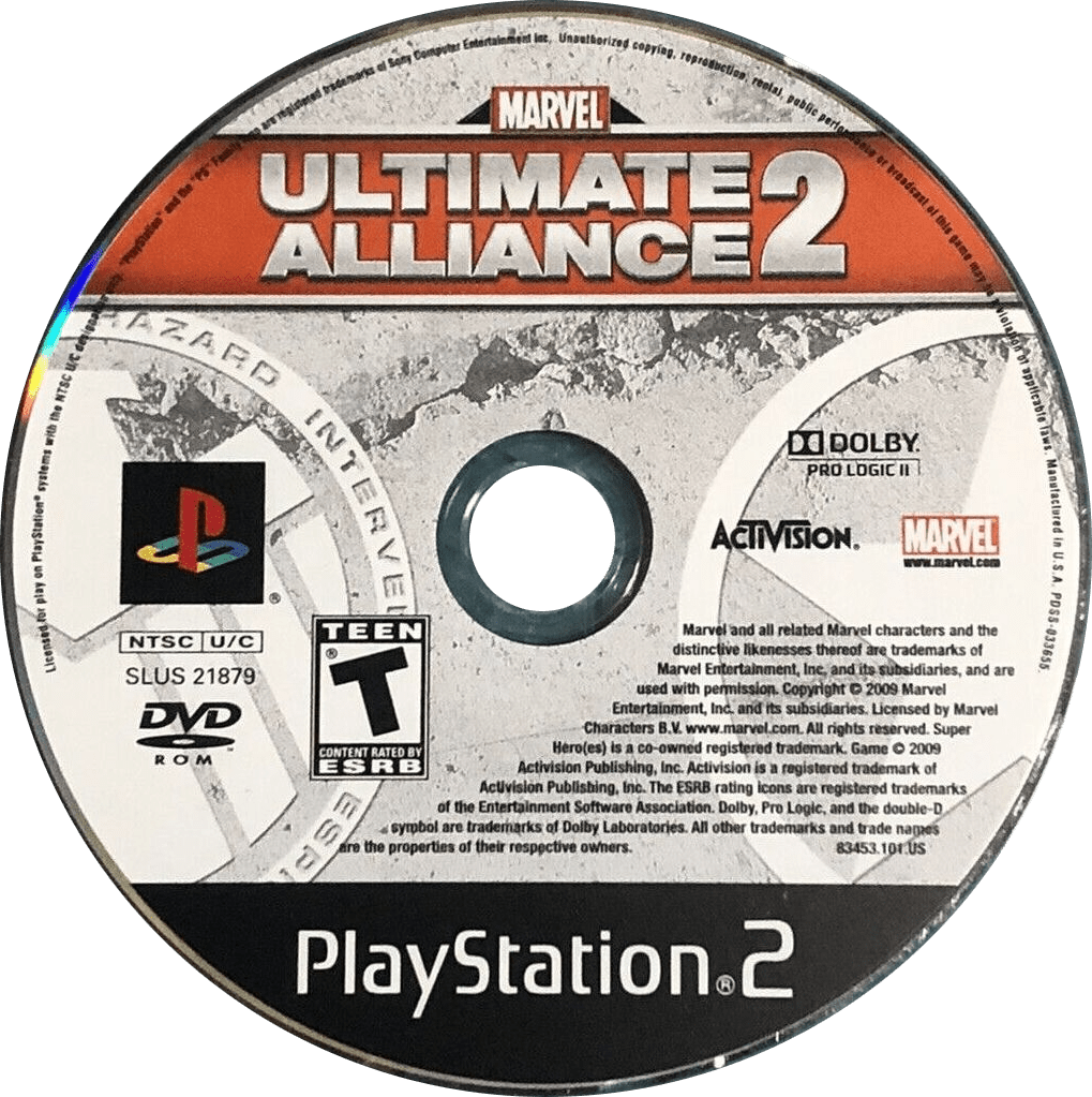 Marvel Ultimate Alliance 2 Playstation 2 LOOSE - Video Games - Playstation 2