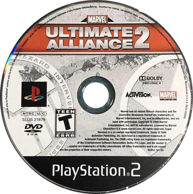 Marvel Ultimate Alliance 2 Playstation 2 LOOSE - Video Games - Playstation 2