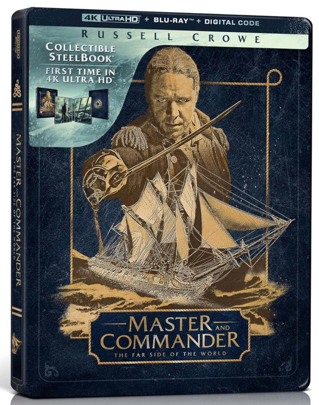 Master and Commander (4K UHD, US LE Steelbook) *One per Customer* - New 4K UHD