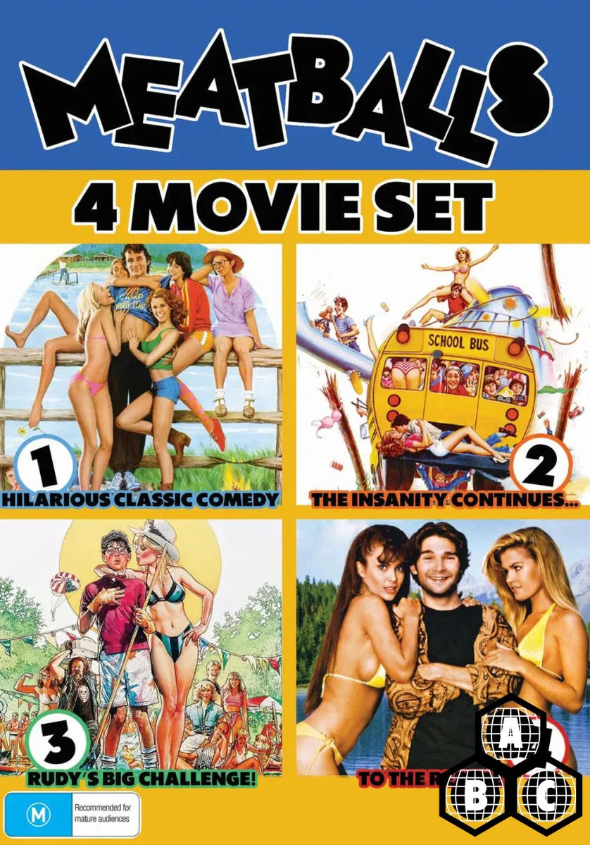 Meatballs 4 Movie Set (DVD, Region Free)