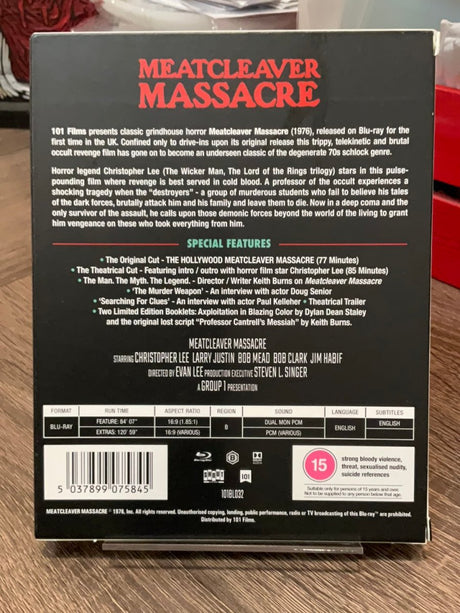 Meatcleaver Massacre [Limited Edition] (REGION B) W/SLIP USED