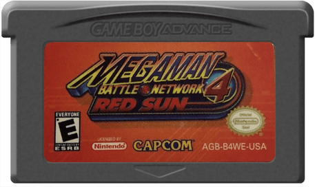 Mega Man Battle Network 4 Red Sun Gameboy Advance LOOSE - Video Games - Nintendo GBA