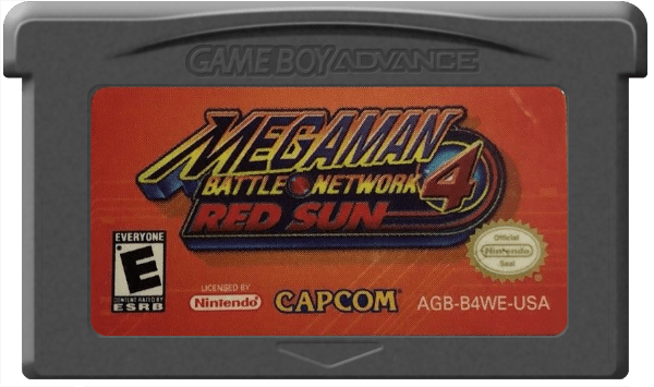 Mega Man Battle Network 4 Red Sun Gameboy Advance LOOSE - Video Games - Nintendo GBA