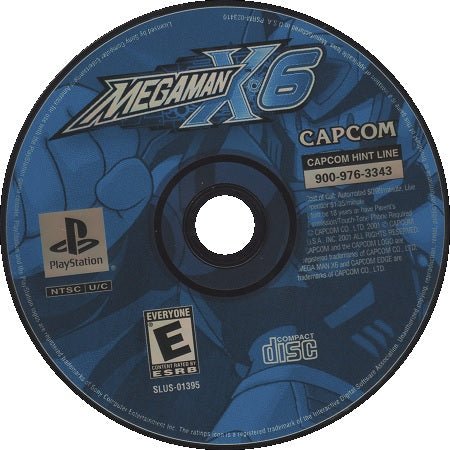 Mega Man X6 Playstation 1 LOOSE - Video Games - Playstation 1