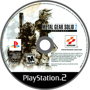 Metal Gear Solid 2 Substance Playstation 2 LOOSE - Video Games - Playstation 2