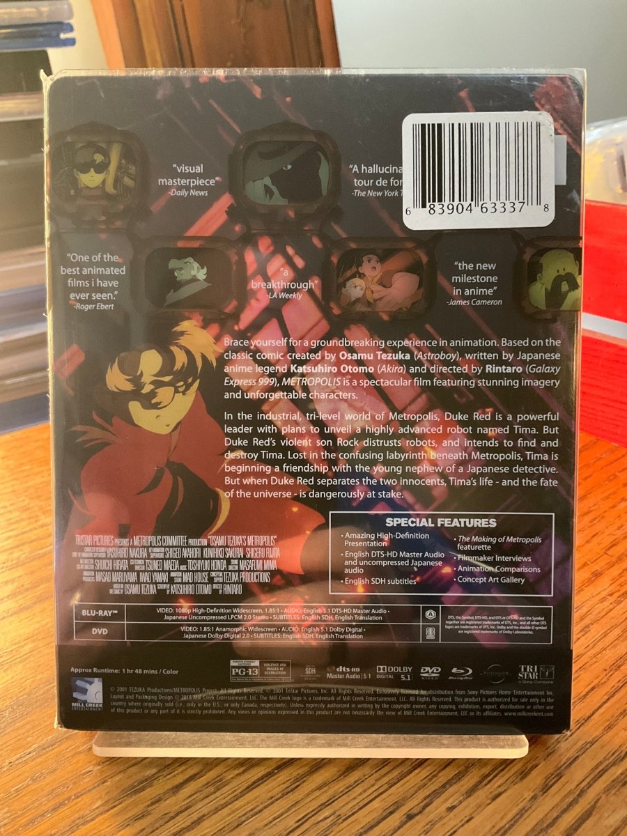 Metropolis (Osamu Tezuka, Steelbook) w/SLIP USED