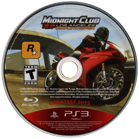Midnight Club Los Angeles [Complete Edition] Playstation 3 LOOSE - Video Games - Playstation 3