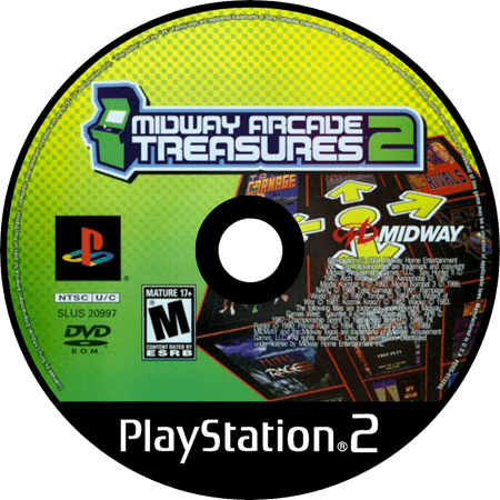 Midway Arcade Treasures 2 Playstation 2 LOOSE - Video Games - Playstation 2