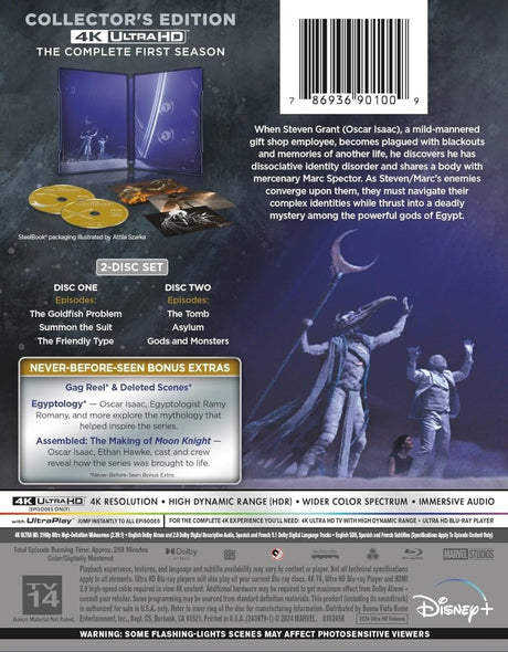 Moon Knight: The Complete First Season (4K UHD, Collector's Edition Steelbook)