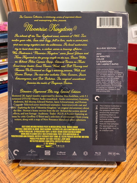 Moonrise Kingdom (776) w/SLIPCASE USED - Used Blu - Ray