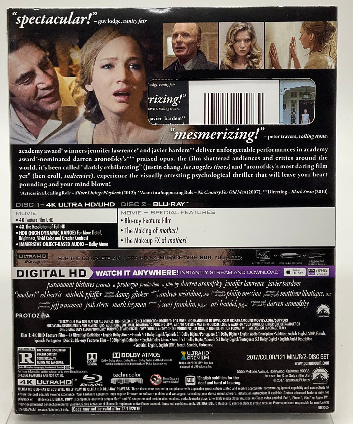 Mother (4K UHD) w/SLIP USED