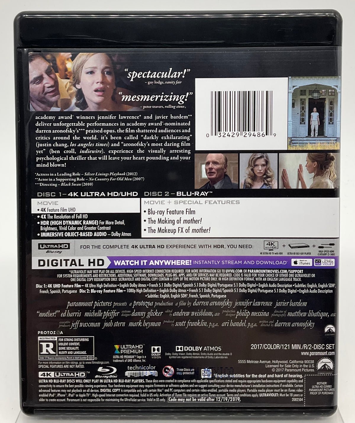 Mother (4K UHD) w/SLIP USED