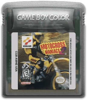Motocross Maniacs 2 Gameboy Color LOOSE - Video Games - Nintendo Gameboy Color