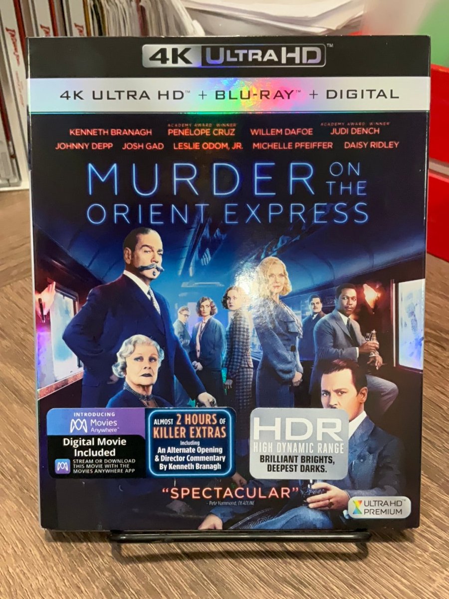Murder On The Orient Express (4K UHD) W/ SLIP USED *SEE NOTE*