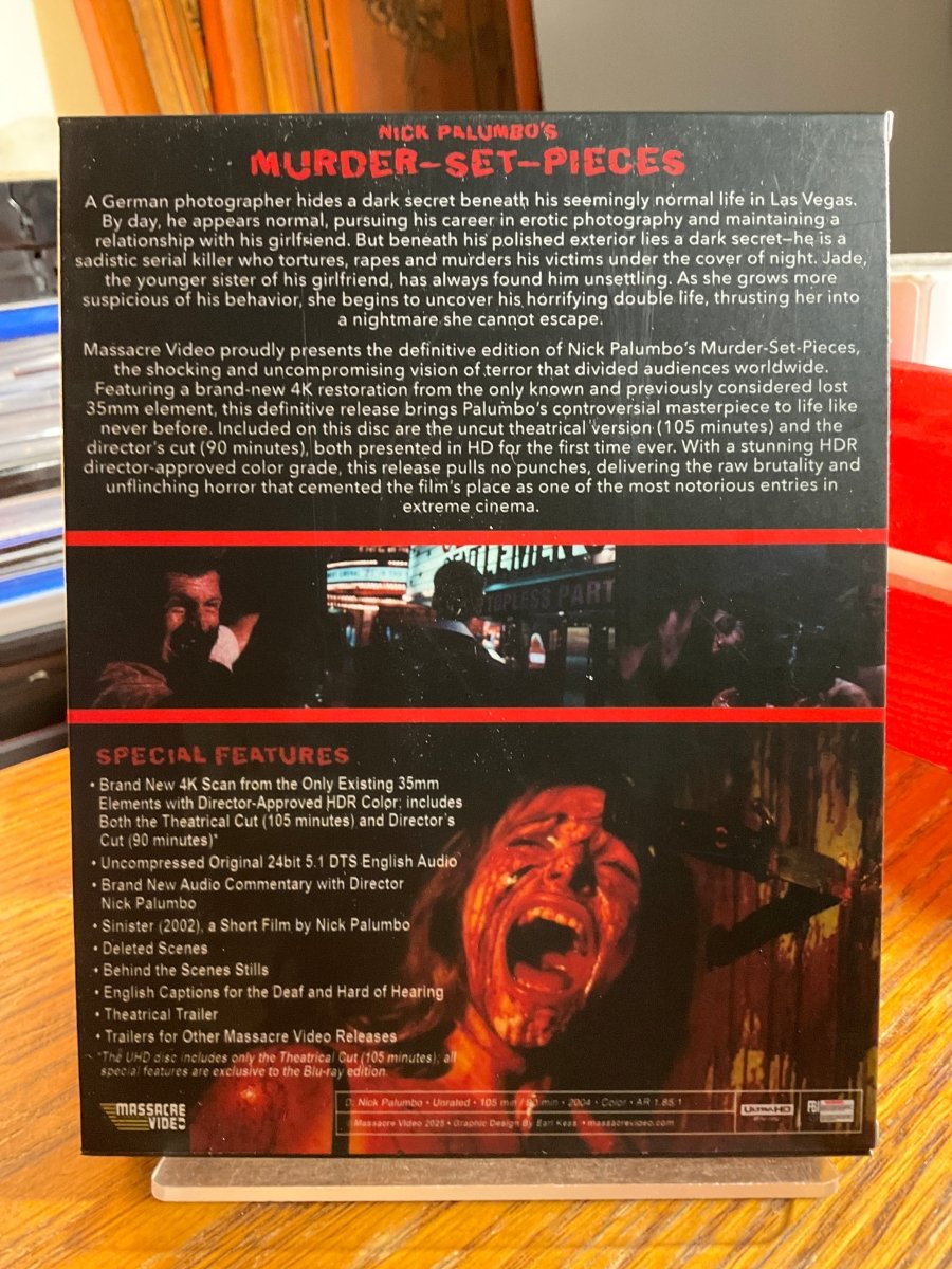 Murder-Set-Pieces (4K UHD/Blu-Ray, Limited Edition) w/SLIP USED - Used 4K UHD