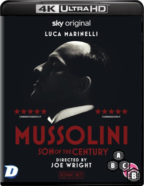 Mussolini: Son of the Century (4K UHD, Region Free/B) w/SLIP - New 4K UHD