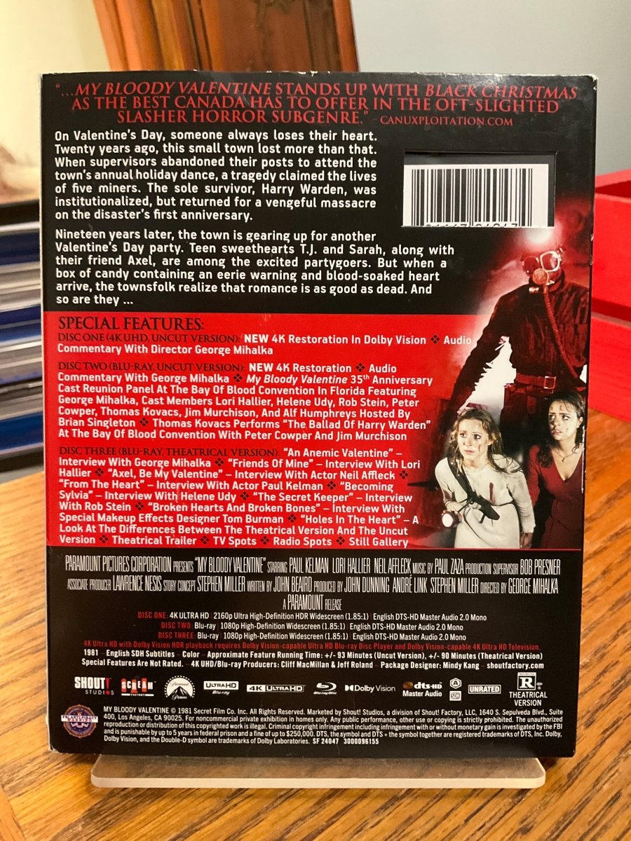 My Bloody Valentine (4K UHD) w/SLIP USED