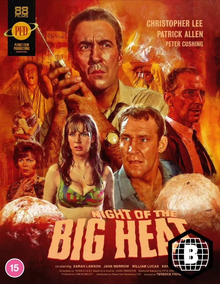 Night of the Big Heat (Region B) - New Blu - Ray