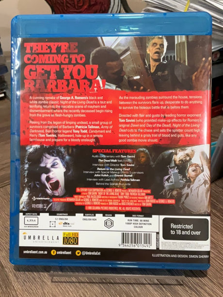 Night of the Living Dead (1991, Region B) USED