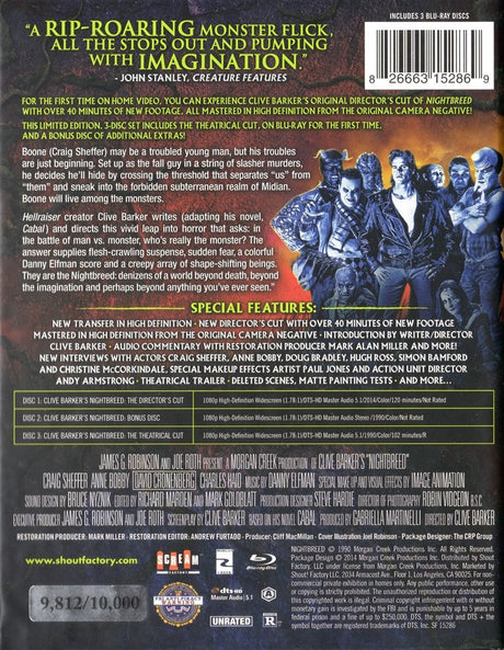 Nightbreed The Director's Cut Limited Edition